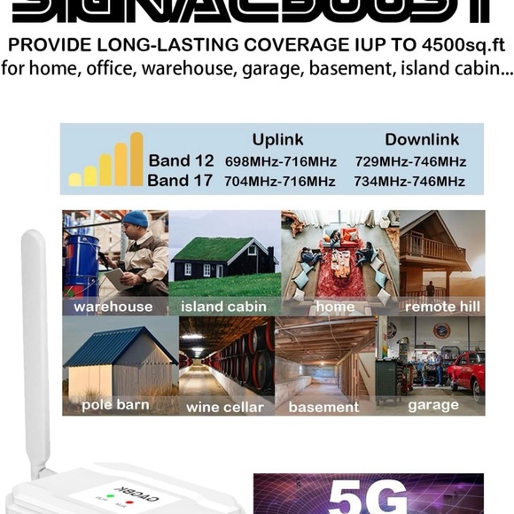 2024 Latest AT&T Cell Phone Signal Booster AT&T Cell Signal - Picture 6 of 8